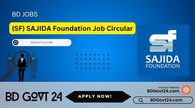 SAJIDA Foundation Job Circular