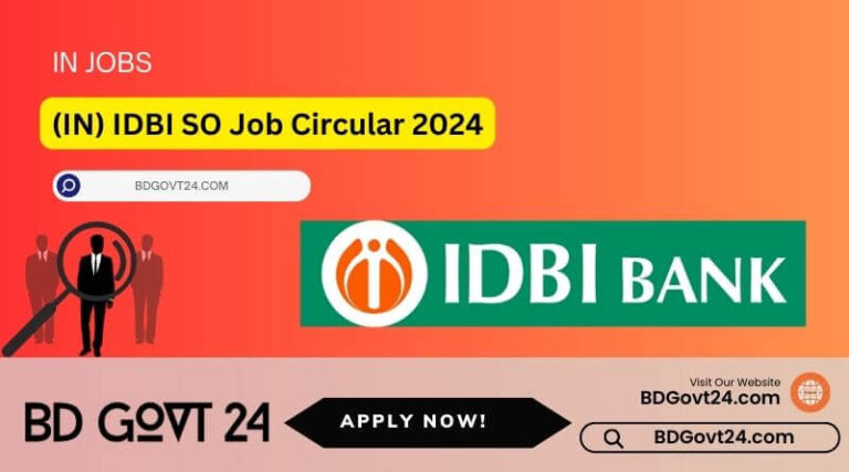 IDBI SO Job Circular